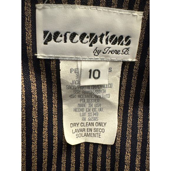 Vintage 1980's LAYERED LOOK TOP vest jacket from Perceptions by Irene. B size 10 - Picture 9 of 10